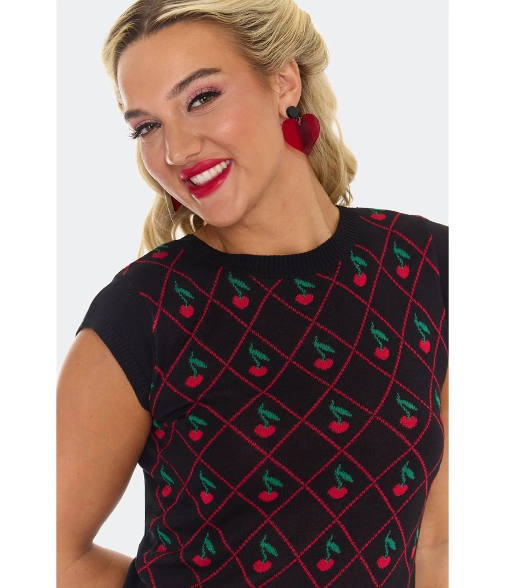 Voodoo Vixen Black Cherry Sweater - Image 4